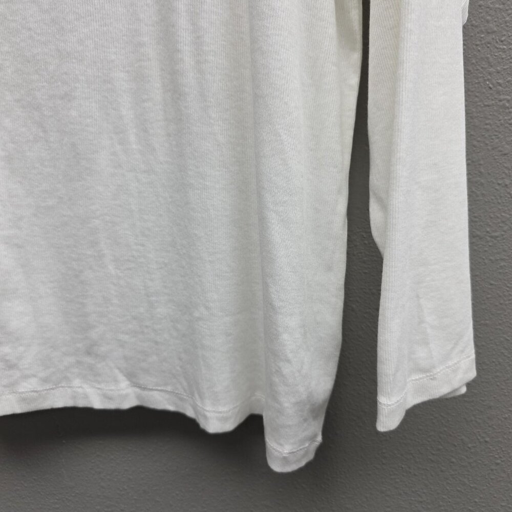 A New Day Shirt Womens 3X White Long Sleeve V-Neck Soft Stretch Plus Top Modal - Picture 4 of 12